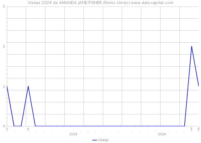 Visitas 2024 de AMANDA JANE FISHER (Reino Unido) 