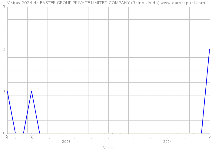 Visitas 2024 de FASTER GROUP PRIVATE LIMITED COMPANY (Reino Unido) 