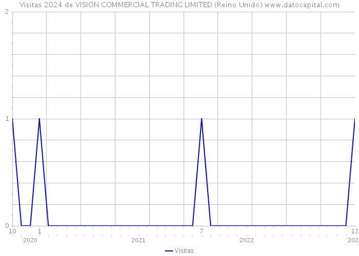 Visitas 2024 de VISION COMMERCIAL TRADING LIMITED (Reino Unido) 