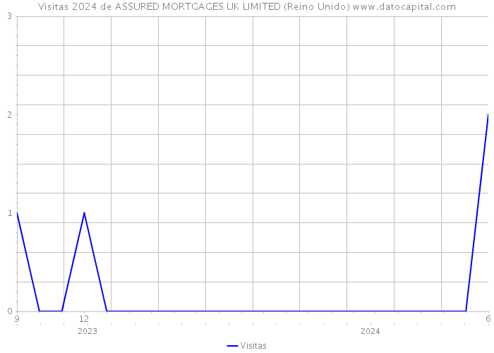 Visitas 2024 de ASSURED MORTGAGES UK LIMITED (Reino Unido) 