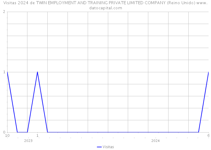 Visitas 2024 de TWIN EMPLOYMENT AND TRAINING PRIVATE LIMITED COMPANY (Reino Unido) 