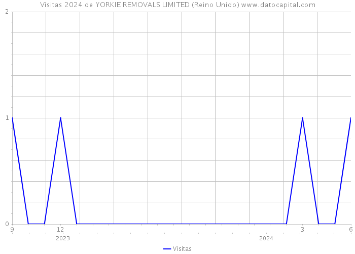 Visitas 2024 de YORKIE REMOVALS LIMITED (Reino Unido) 