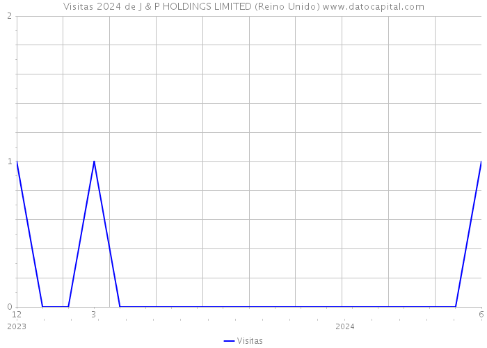 Visitas 2024 de J & P HOLDINGS LIMITED (Reino Unido) 