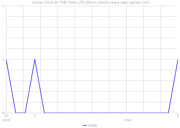 Visitas 2024 de THE OVAL LTD (Reino Unido) 