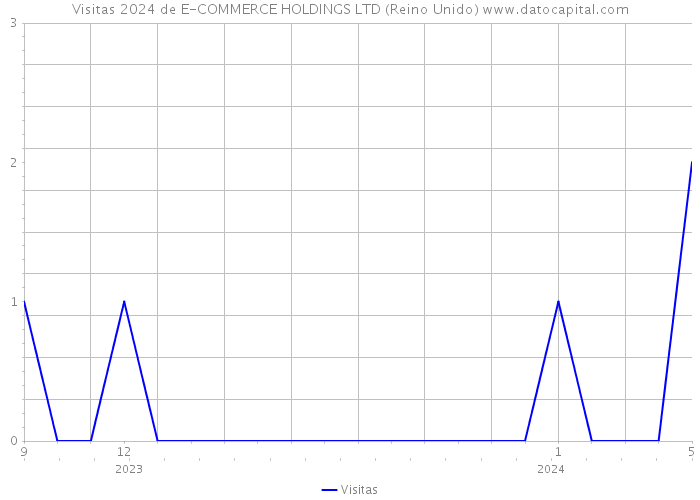 Visitas 2024 de E-COMMERCE HOLDINGS LTD (Reino Unido) 