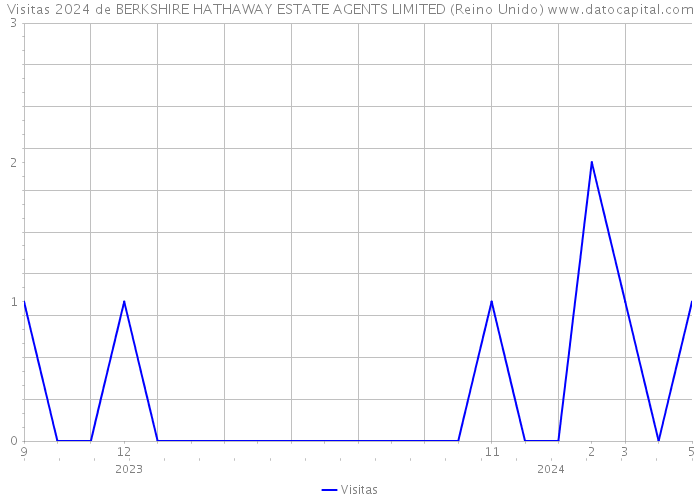 Visitas 2024 de BERKSHIRE HATHAWAY ESTATE AGENTS LIMITED (Reino Unido) 