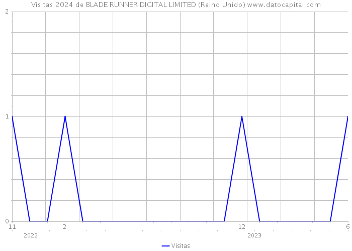 Visitas 2024 de BLADE RUNNER DIGITAL LIMITED (Reino Unido) 