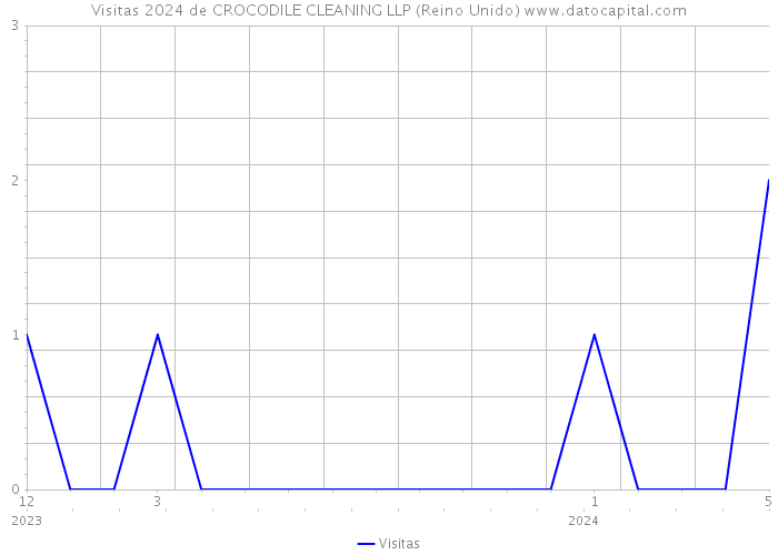 Visitas 2024 de CROCODILE CLEANING LLP (Reino Unido) 