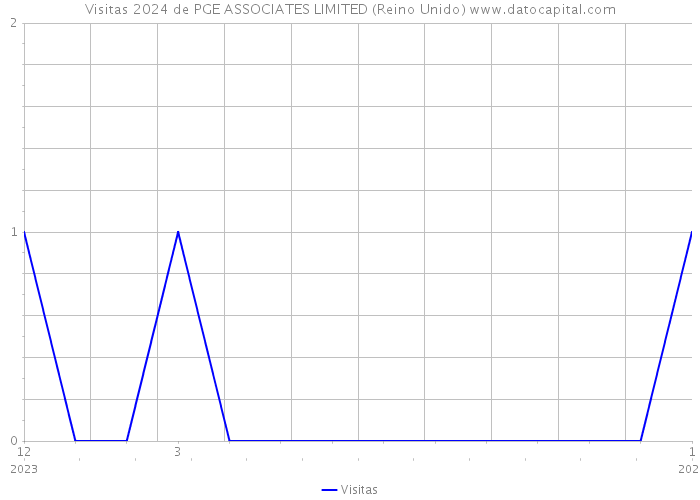 Visitas 2024 de PGE ASSOCIATES LIMITED (Reino Unido) 