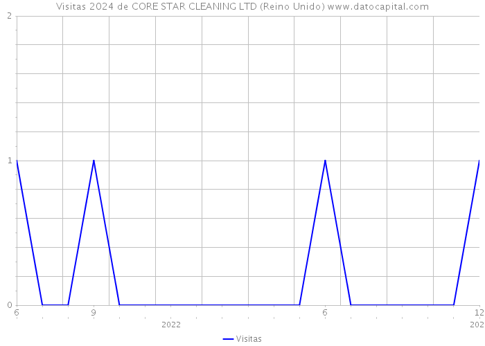 Visitas 2024 de CORE STAR CLEANING LTD (Reino Unido) 