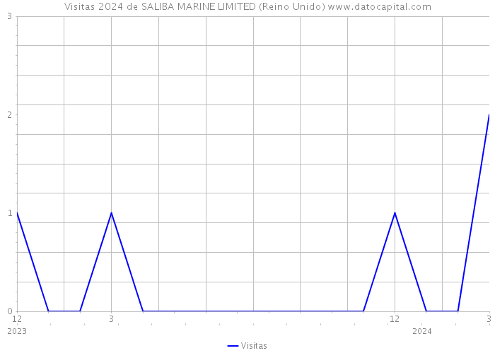 Visitas 2024 de SALIBA MARINE LIMITED (Reino Unido) 