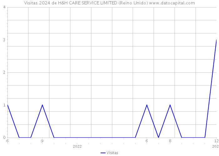 Visitas 2024 de H&H CARE SERVICE LIMITED (Reino Unido) 