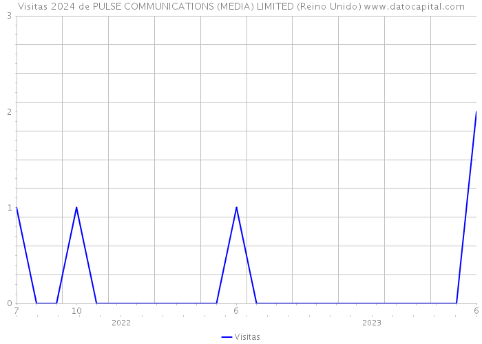 Visitas 2024 de PULSE COMMUNICATIONS (MEDIA) LIMITED (Reino Unido) 