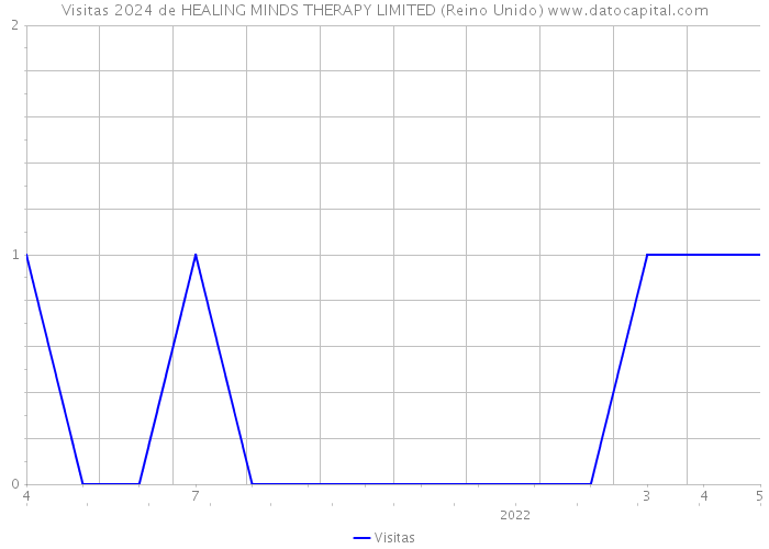 Visitas 2024 de HEALING MINDS THERAPY LIMITED (Reino Unido) 