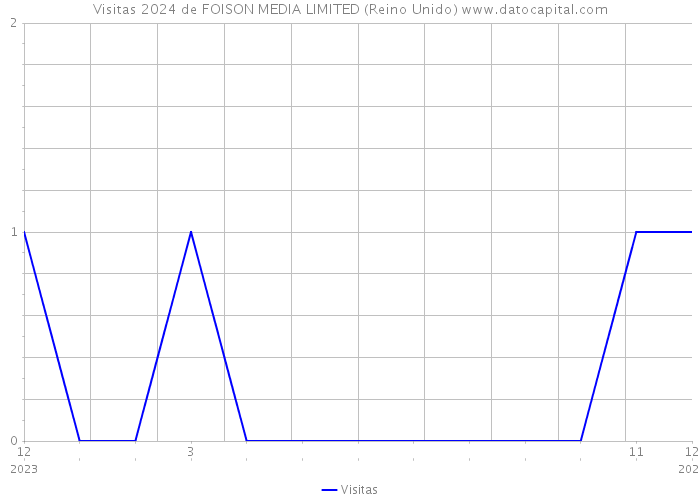 Visitas 2024 de FOISON MEDIA LIMITED (Reino Unido) 