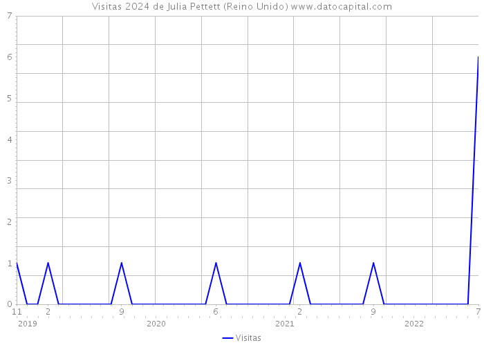 Visitas 2024 de Julia Pettett (Reino Unido) 
