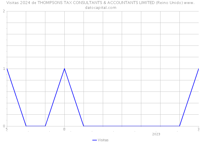 Visitas 2024 de THOMPSONS TAX CONSULTANTS & ACCOUNTANTS LIMITED (Reino Unido) 