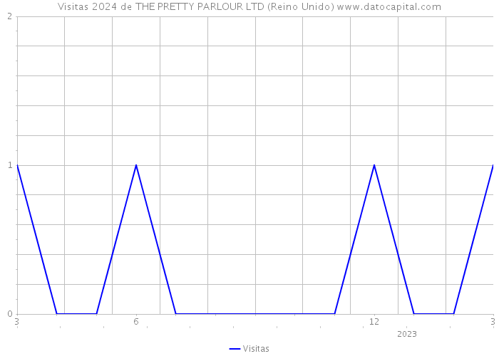 Visitas 2024 de THE PRETTY PARLOUR LTD (Reino Unido) 