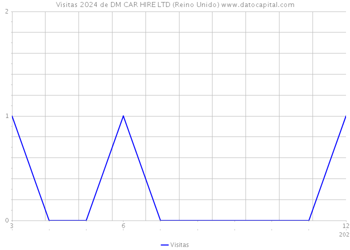 Visitas 2024 de DM CAR HIRE LTD (Reino Unido) 