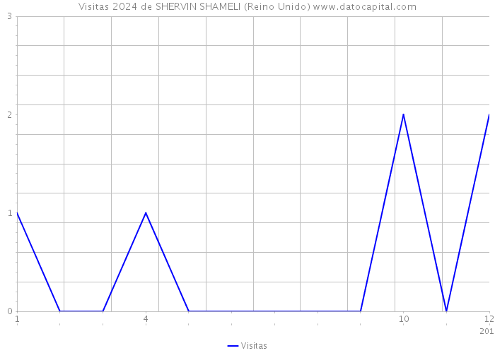 Visitas 2024 de SHERVIN SHAMELI (Reino Unido) 