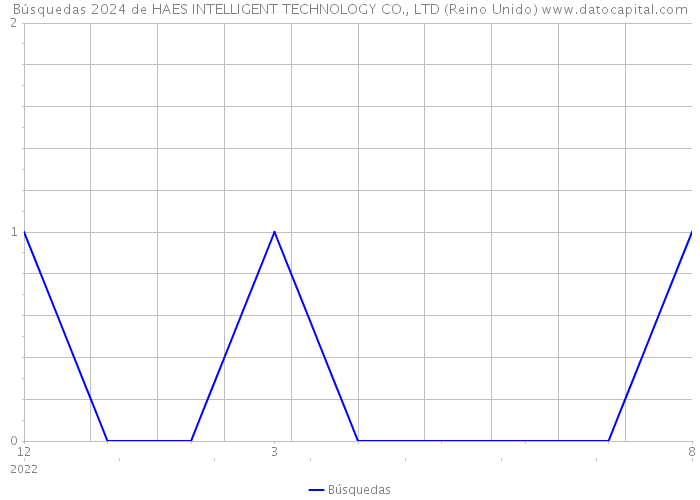 Búsquedas 2024 de HAES INTELLIGENT TECHNOLOGY CO., LTD (Reino Unido) 