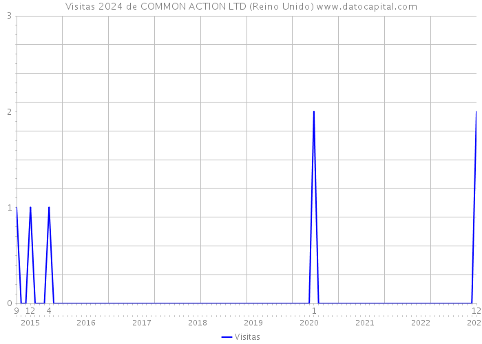 Visitas 2024 de COMMON ACTION LTD (Reino Unido) 