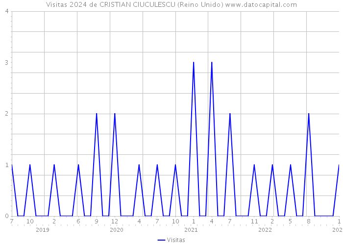 Visitas 2024 de CRISTIAN CIUCULESCU (Reino Unido) 