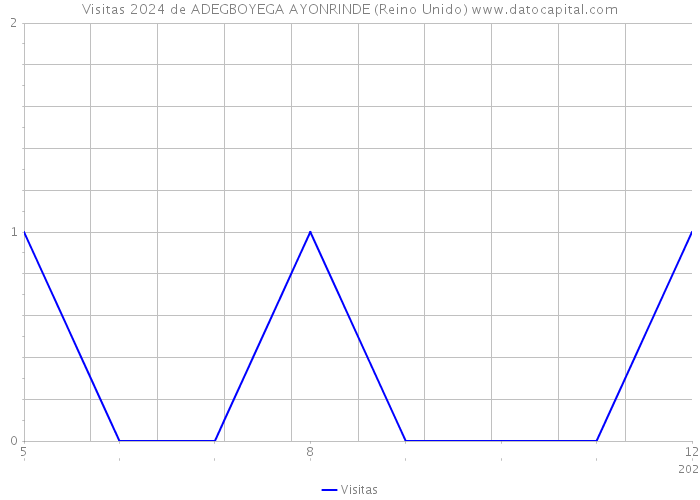 Visitas 2024 de ADEGBOYEGA AYONRINDE (Reino Unido) 