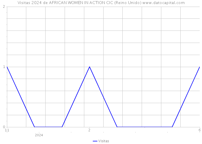 Visitas 2024 de AFRICAN WOMEN IN ACTION CIC (Reino Unido) 