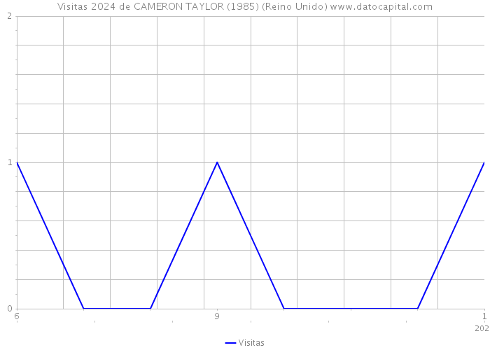 Visitas 2024 de CAMERON TAYLOR (1985) (Reino Unido) 