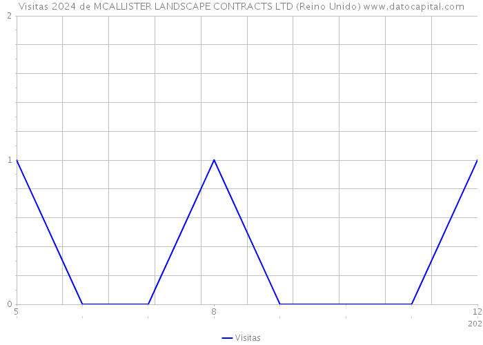 Visitas 2024 de MCALLISTER LANDSCAPE CONTRACTS LTD (Reino Unido) 
