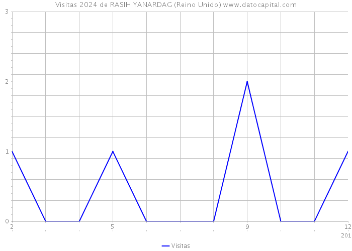 Visitas 2024 de RASIH YANARDAG (Reino Unido) 