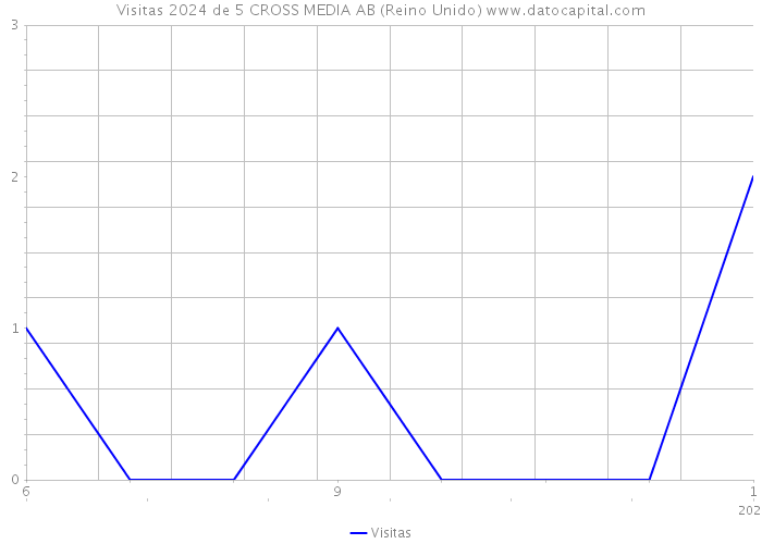 Visitas 2024 de 5 CROSS MEDIA AB (Reino Unido) 