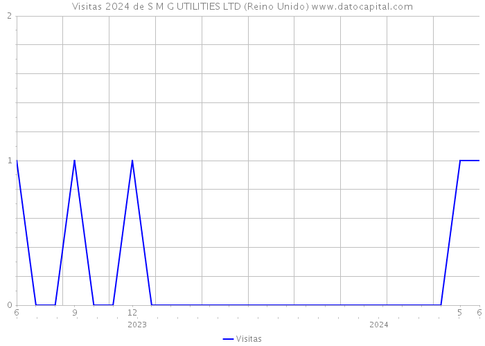 Visitas 2024 de S M G UTILITIES LTD (Reino Unido) 