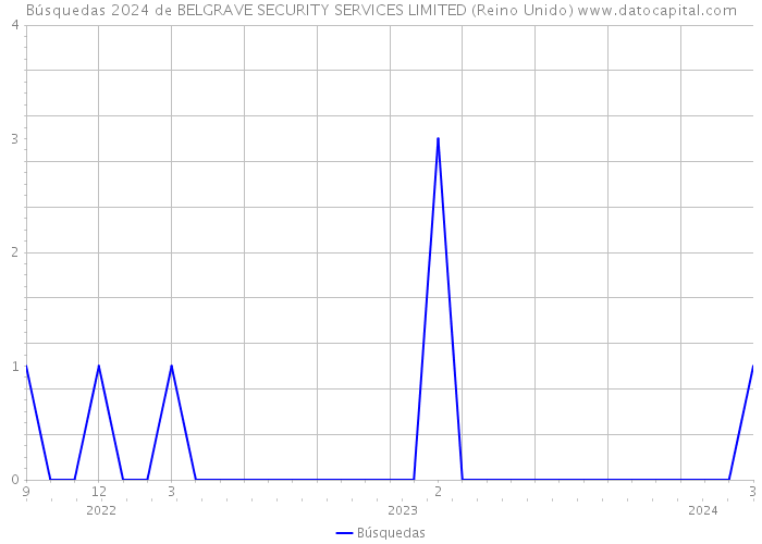 Búsquedas 2024 de BELGRAVE SECURITY SERVICES LIMITED (Reino Unido) 