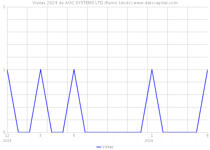 Visitas 2024 de AOC SYSTEMS LTD (Reino Unido) 