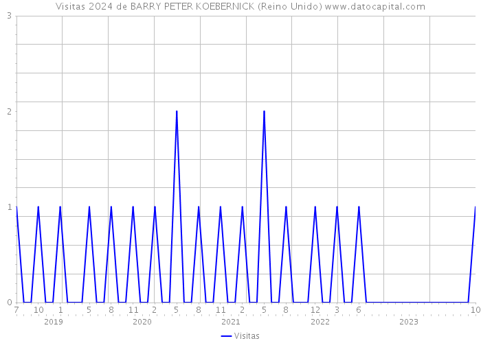 Visitas 2024 de BARRY PETER KOEBERNICK (Reino Unido) 