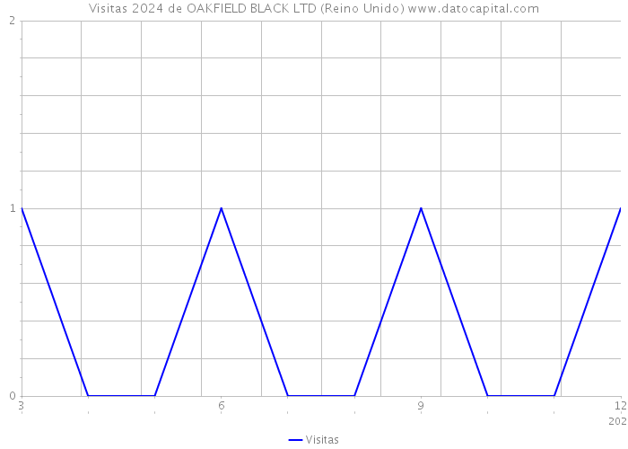 Visitas 2024 de OAKFIELD BLACK LTD (Reino Unido) 