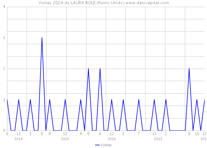 Visitas 2024 de LAURA BOLE (Reino Unido) 