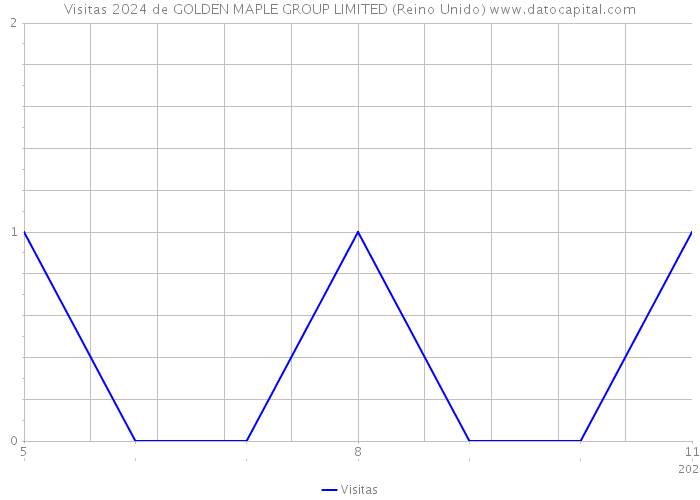 Visitas 2024 de GOLDEN MAPLE GROUP LIMITED (Reino Unido) 