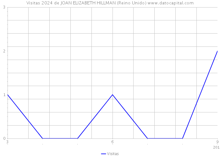 Visitas 2024 de JOAN ELIZABETH HILLMAN (Reino Unido) 