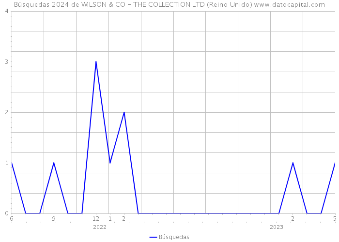 Búsquedas 2024 de WILSON & CO - THE COLLECTION LTD (Reino Unido) 
