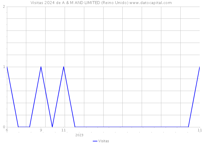 Visitas 2024 de A & M AND LIMITED (Reino Unido) 