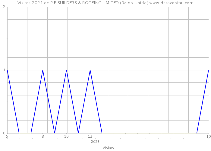 Visitas 2024 de P B BUILDERS & ROOFING LIMITED (Reino Unido) 