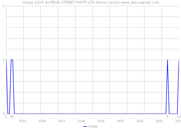 Visitas 2024 de PEKEL STREET PARTS LTD (Reino Unido) 