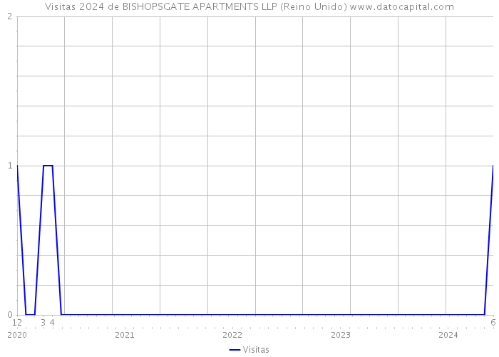 Visitas 2024 de BISHOPSGATE APARTMENTS LLP (Reino Unido) 