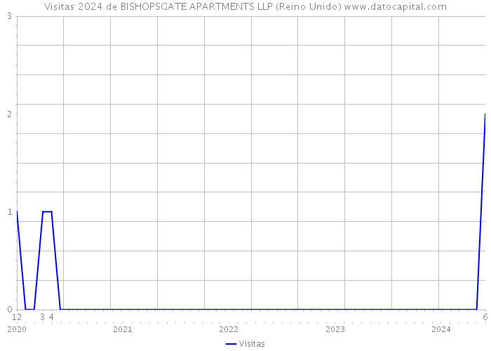 Visitas 2024 de BISHOPSGATE APARTMENTS LLP (Reino Unido) 