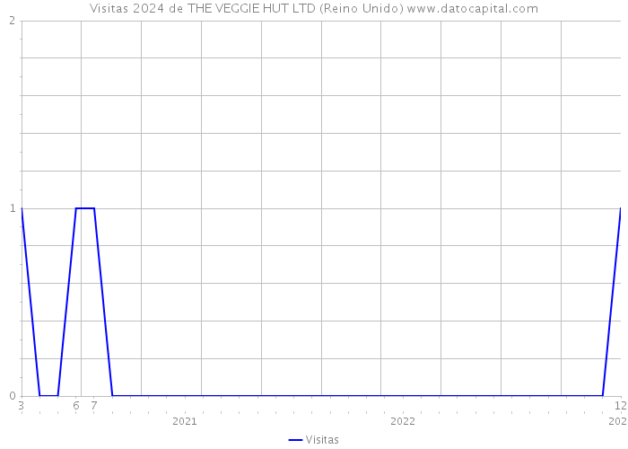 Visitas 2024 de THE VEGGIE HUT LTD (Reino Unido) 