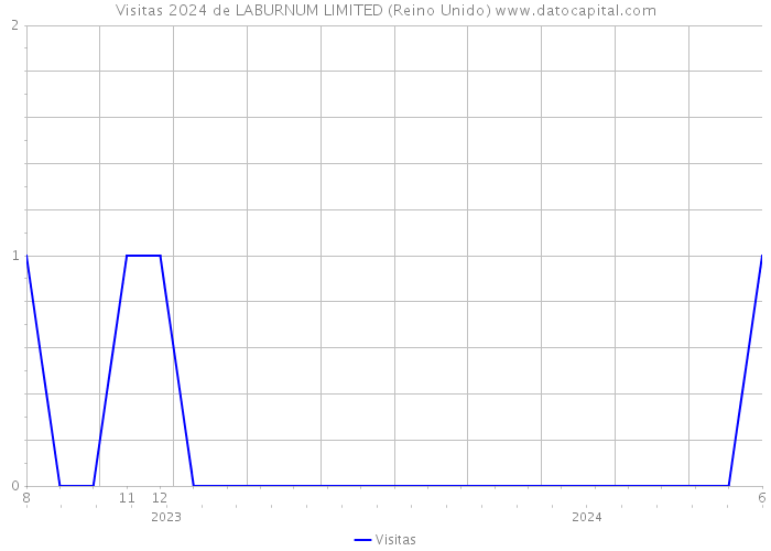 Visitas 2024 de LABURNUM LIMITED (Reino Unido) 