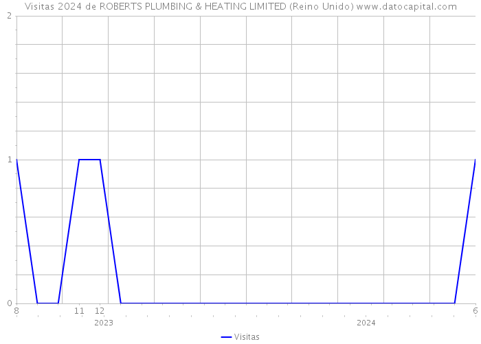 Visitas 2024 de ROBERTS PLUMBING & HEATING LIMITED (Reino Unido) 